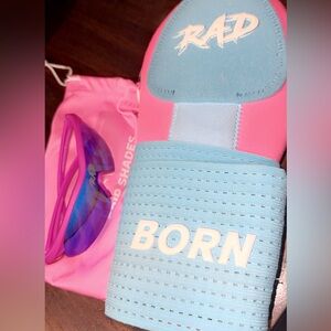 Bundle RAD baseball mitt and sunglasses